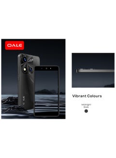 OALE A75 Android Smartphone 5.5-inch Screen 32GB + 3GB 5MP+8MP Camera 3050 mAh Battery Three Slots SIM 4G Midnight Dark - Middle East Version  - Image 5