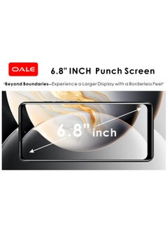 OALE CAMON 30 Android Smartphone 6.8-inch Screen 64GB + 3GB 5MP+8MP Camera 5075 mAh Battery Dual SIM 4G Rocky Black - Middle East Version  - Image 3