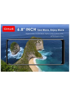 OALE 14C Android Smartphone 6.8-inch Screen 64GB + 3GB 5MP+8MP Camera 5750 mAh Battery Dual SIM 4G Space Blue - Middle East Version  - Image 4