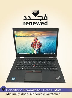 لينوفو Renewed - Thinkpad X1 Carbon G4 (2018) Laptop With 14-Inch Display,Intel Core i5 Processor/6th Gen/8GB RAM/256GB SSD/Intel UHD Graphics 620 English Black  - Image 1