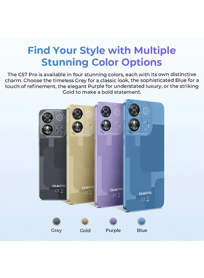 Oukitel C57 PRO Dual SIM Gold 4+12GB RAM 128GB 4G - Middle East Version - Image 5