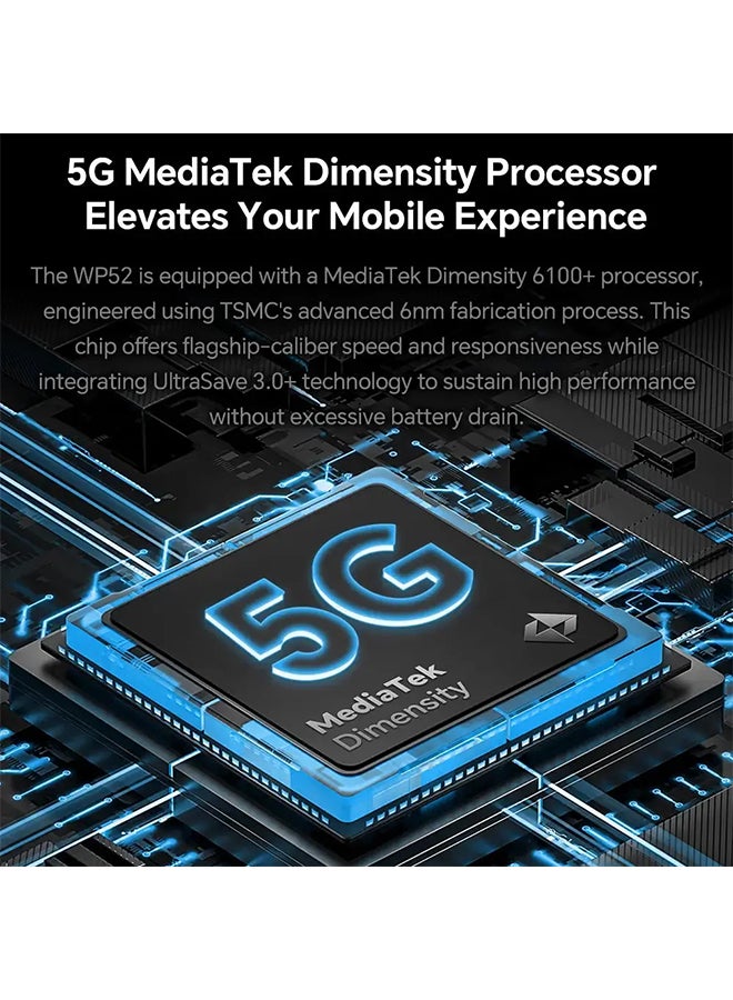 أوكيتل - WP52 ثنائي الشريحة أزرق 4+12 جيجابايت رام 256 جيجابايت 5G - إصدار الشرق الأوسط - Image 1