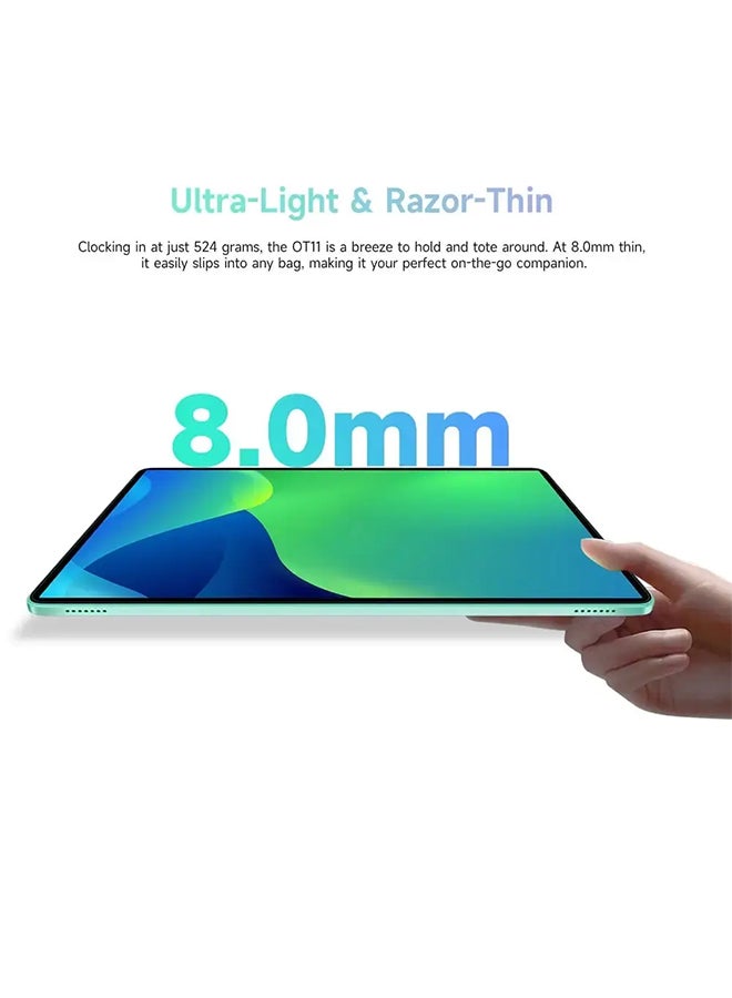 Oukitel - OT11 Tablet With 11-Inch Dual SIM Grey 4+12GB RAM 128GB 4G - Middle East Version - Image 1