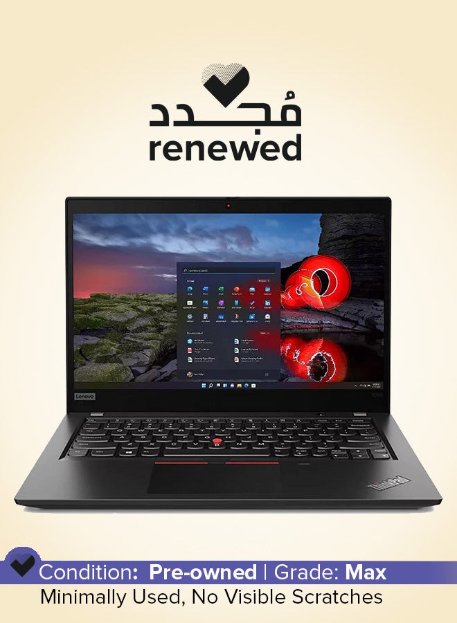 Lenovo Renewed - Thinkpad SLO7G2F Laptop With 14-Inch IPS Display,Intel Core i5/Quad Core/6th Gen/8GB RAM/256GB SSD/Radeon RX Vega 3 Graphics/Windows 10 English Black  - Image 1