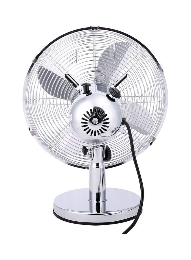 GEEPAS Renewed - 12 Inch Metal Table Fan 3 Speed Settings With Wide Oscillation And Stable Base GF9610 Silver  - Image 5