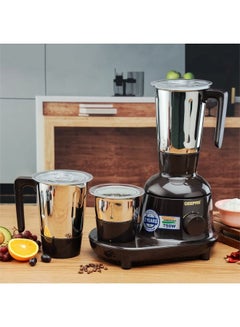 GEEPAS Renewed - Mixer Grinder 3 in 1 Powerful Grinder Stainless Steel Jars & Blades Safety Twist Lock 750 W GSB44086 Black  - Image 2