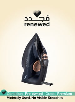 GEEPAS Renewed - Dry and Wet Steam Iron with Self-clean function, Adjustable Temperature Control, Ceramic Soleplate, Dry/ Steam/ Burst of Steam/ Vertical Steam Function 220 ml 2400 W GSI7703N Black  - Image 1