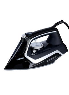 GEEPAS Renewed - Steam Iron, 2 in 1 Dry & Wet Steam Iron, Adjustable Temperature Control, Ceramic Soleplate - Dry/Steam/Burst of Steam/Vertical Steam Function, Steam Boost | 2 Years Warranty 300 ml 2200 W GSI7801N Black/White  - Image 2