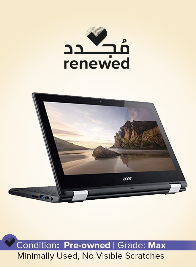 أيسر Renewed - Chromebook R11 Convertible 2-In-1 Laptop With 11.6-Inch Touchscreen Display With Google Play Store,Intel Celeron Processor/6th Gen/4GB RAM/16GB SSD/Integrated Graphics English Black  - Image 1