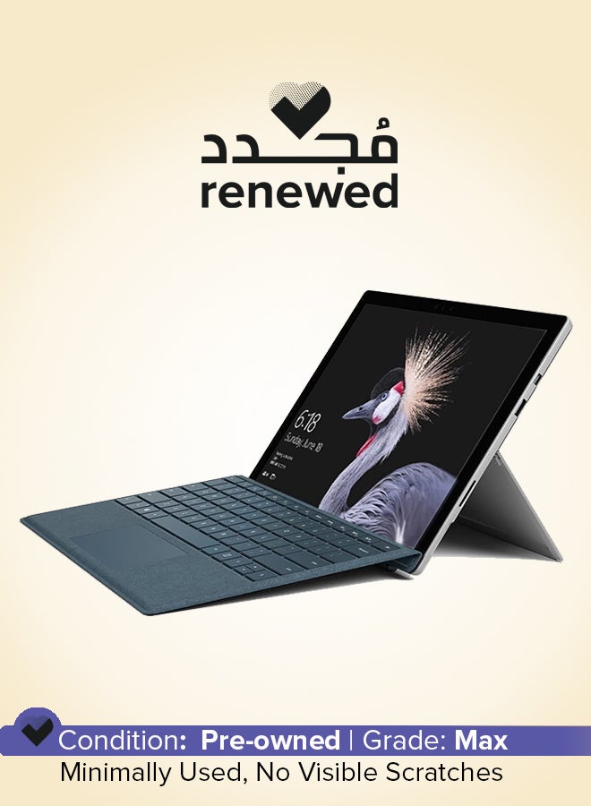 Microsoft - Renewed - Surface Pro 4 Tablet With 12.3-Inch Touchscreen Display With detachable ,Intel Core i5 Processor/6th Gen/8GB RAM/256GB SSD/Intel HD Graphics 520/Windows 10 Pro English Silver - Image 1