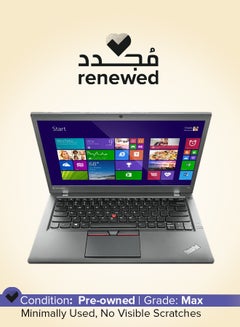 لينوفو Renewed - Thinkpad T450 (2015) Notebook Laptop With 14-Inch Display, Intel Core i5 Processor/5th Gen/16GB RAM/240GB SSD/Windows 10/1GB Intel HD Graphics 5550 English Black  - Image 1