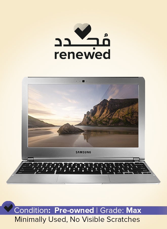 Samsung - Renewed - Chromebook 303C XE303C12 (2013) Laptop With 11.6-Inch Display,Exynos Processor/1st Gen/2GB RAM/16GB SSD/256MB ARM Graphics Silver - Image 1