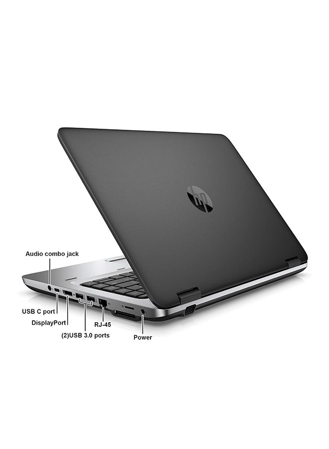 HP Renewed - Probook 640 G3 With 14-Inch Display,Intel Core i5/7th Gen/8GB RAM/256GB SSD/Windows 10 Pro English Grey - Image 2