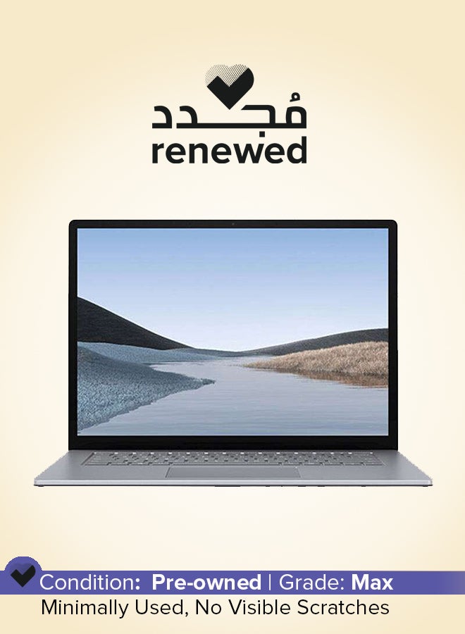 مايكروسوفت - Renewed - Surface Laptop 3 Touchscreen Laptop With 13.5-inch Display,Core i7 Processor/Quad Core/10th Gen/16GB RAM/256GB SSD/Intel Iris Plus Graphics Platinum - Image 1