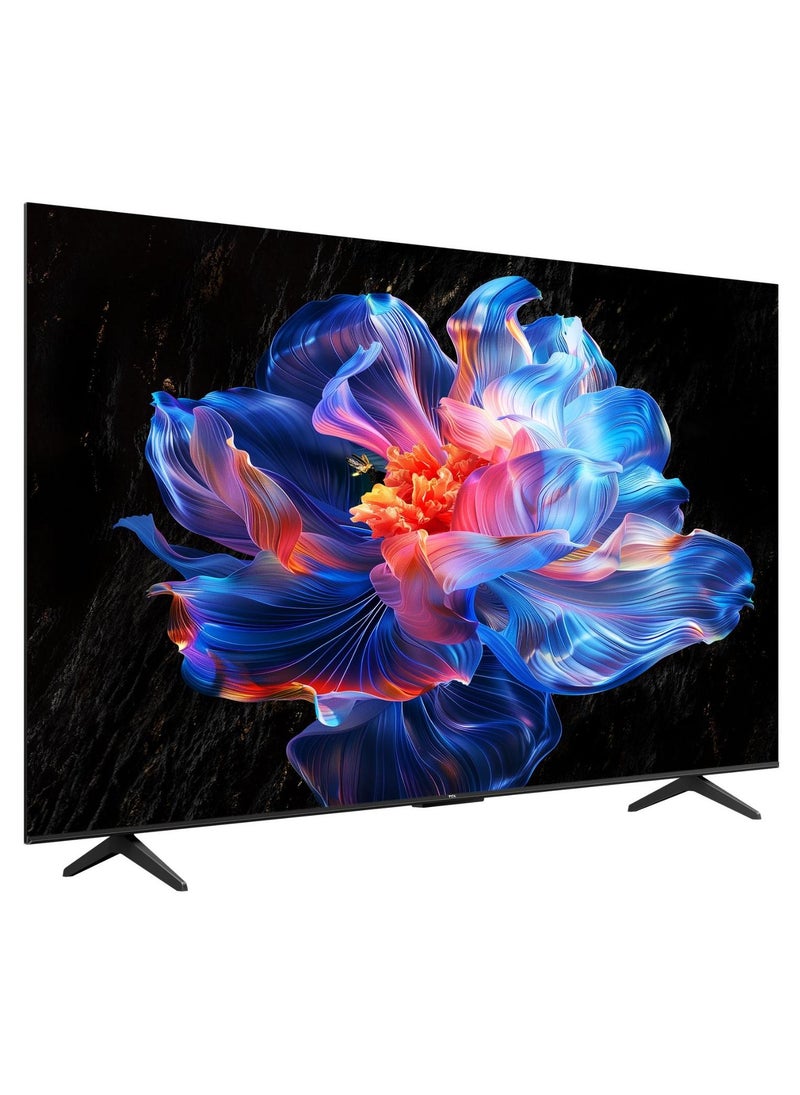 TCL 75 Inch 4K HDR TV, Google TV, Dolby audio, 60Hz, AiPQ Processor, MEMC, Metallic Bezel-Less, Model Year 2025, 2 Year Warranty - 75P6k Black - Image 2