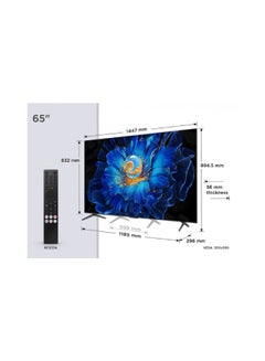 TCL 65 Inch 4K , Mini LED,Smart TV Powered by Google TV (Dolby Audio, Voice Control, compatible with Google assistant, Chromecast built-in, 2025 New Model)  60Hz 65C6ks black  - Image 4