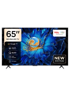 65 Inch 4K , Mini LED,Smart TV Powered by Google TV (Dolby Audio, Voice Control, compatible with Google assistant, Chromecast built-in, 2025 New Model) 144Hz 65C6ks black