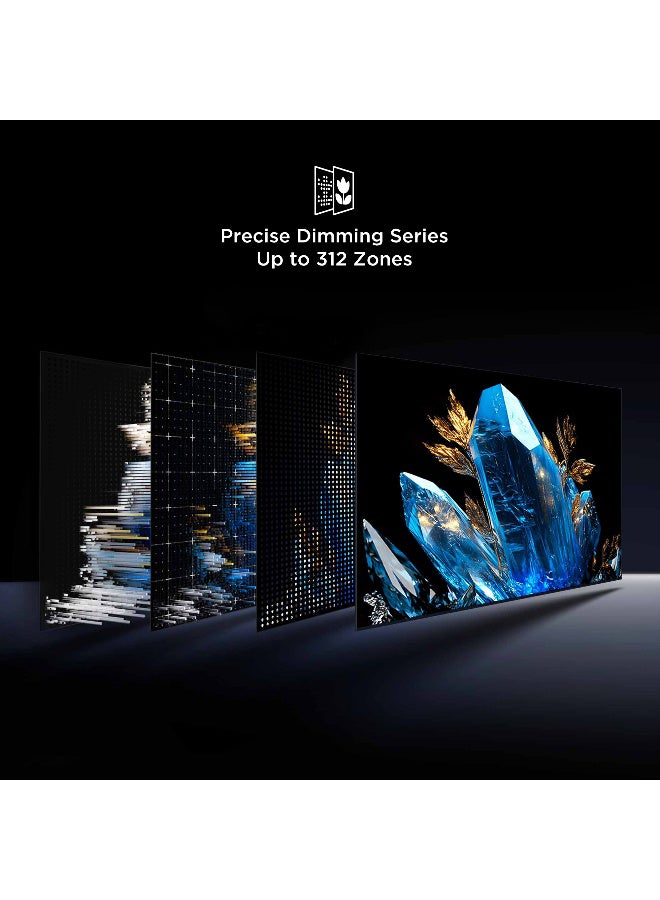 TCL 50 Inch QD-Mini LED TV, 60Hz, Google TV, Dolby Atmos, Voice Control, Game master, AiPQ Pro Processor, Model 2025, 2 Year Warranty, 50C6ks Black - Image 3