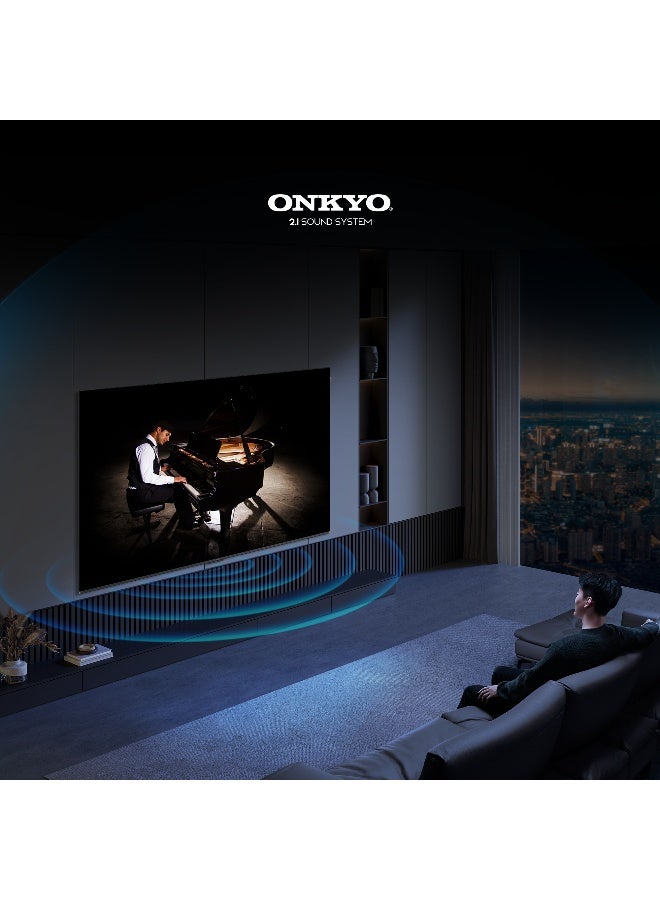 TCL 65 Inch Smart TV 4K QLED Colorful Quantum Crystal HDR 10+ Gaming Google TV, 144Hz Native Refresh Rate, ONKYO 2.1 Hi-Fi, Dolby Atmos, DTS Virtual X, MEMC, Game Master, (2025 Model) - 65P8k Black - Image 5