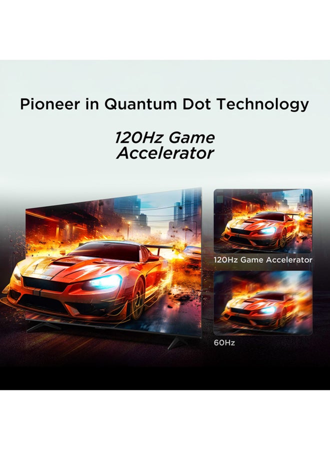 85 Inch QLED, 60Hz, Google TV, Dolby Atmos, Game master, AiPQ processor, 85P7k black, 2025 85P7k black