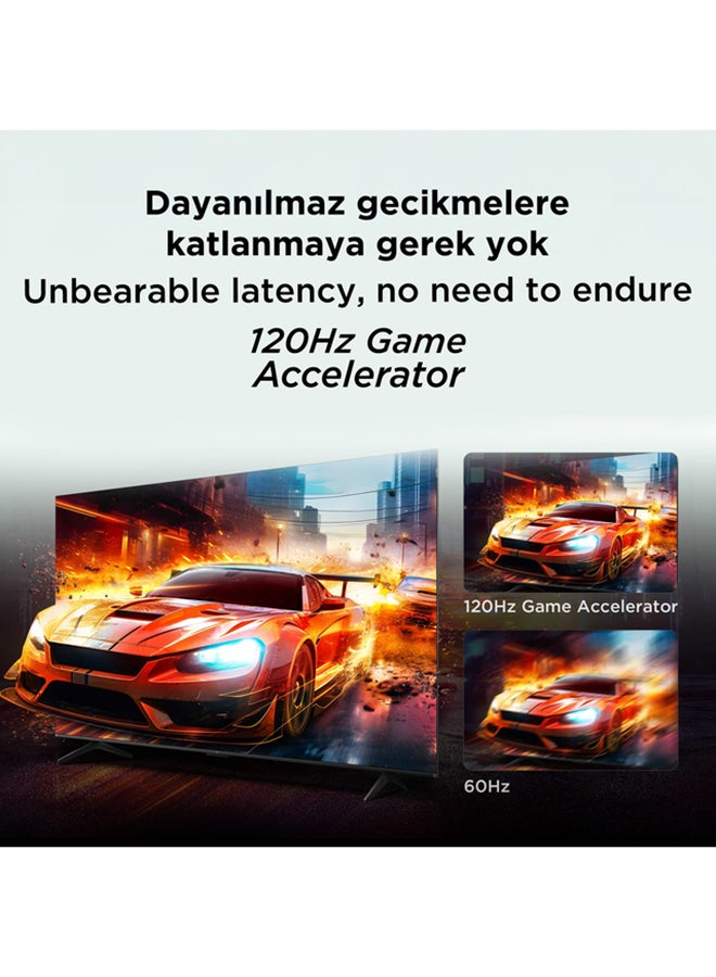 85 Inch QLED, 60Hz, Google TV, Dolby Atmos, Game master, AiPQ processor, 85P7k black, 2025 85P7k black