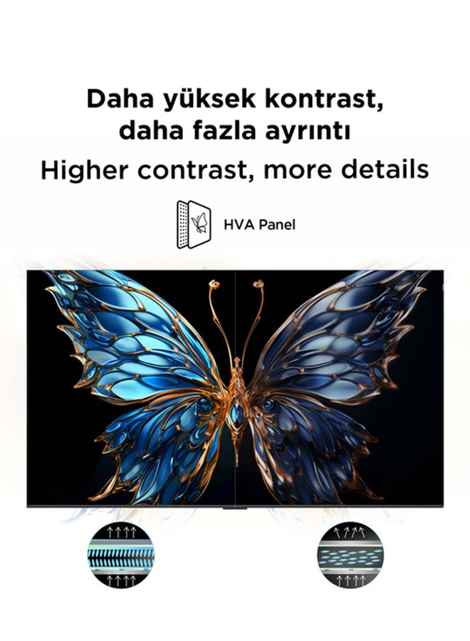 TCL 85-Inch QLED, 60Hz, Google TV, Dolby Atmos, Game Master, AiPQ Processor, Model Year 2025, 2-Year Warranty - 85P7K/85T6C Black - Image 4