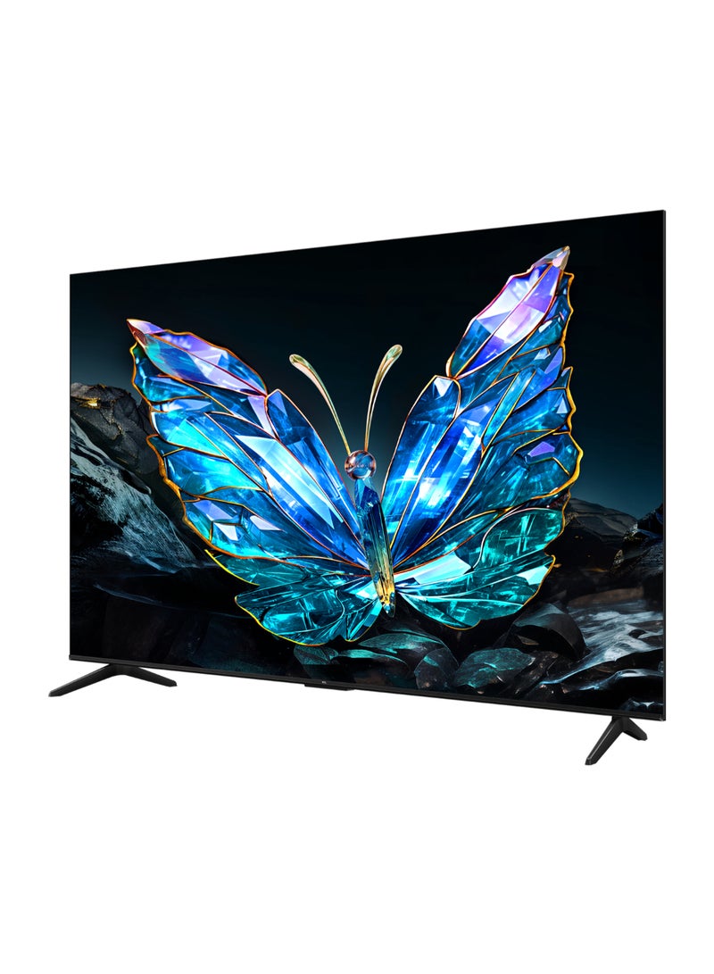 تي سي إل - 75 Inch 4K Ultra HD, 120Hz DLG, Google TV, AiPQ processor, Voice control, Dolby Audio, 75V6C black, 2025 75V6C black - Image 1