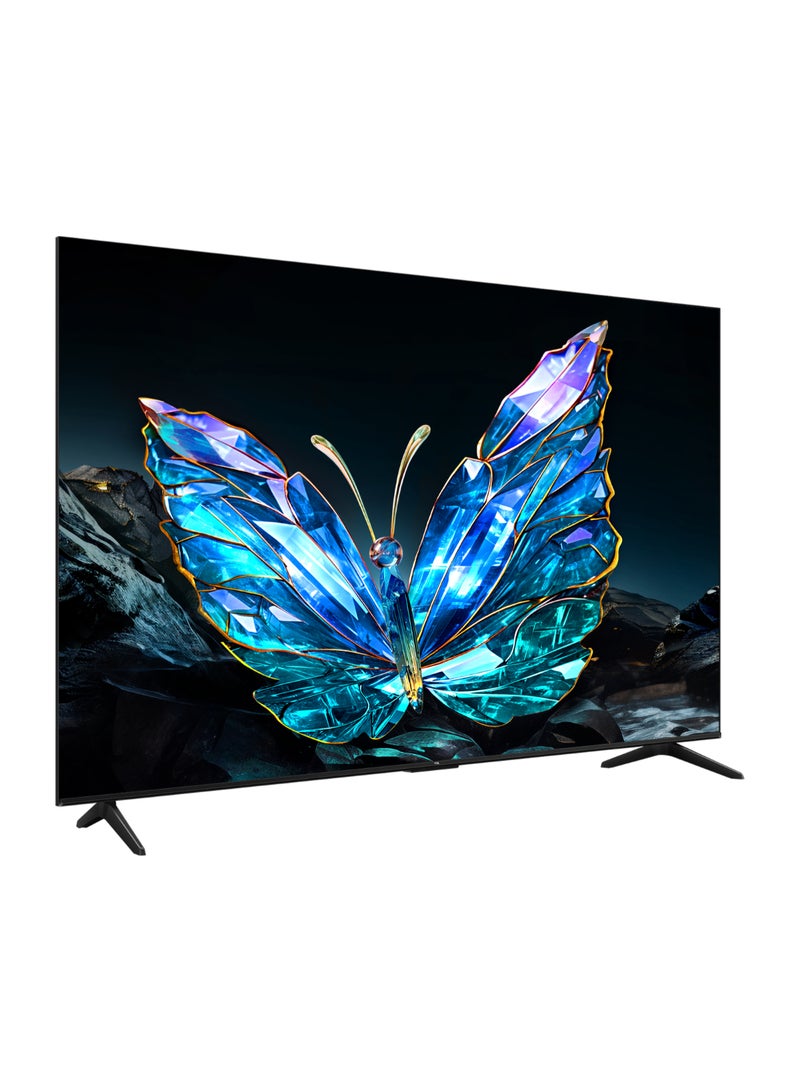 تي سي إل - 75 Inch 4K Ultra HD, 120Hz DLG, Google TV, AiPQ processor, Voice control, Dolby Audio, 75V6C black, 2025 75V6C black - Image 1