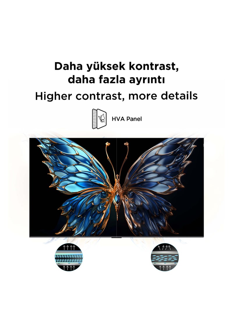 تي سي إل - 65 Inch 4K Ultra HD,60 Hz,HDR TV, Smart TV Powered by Google TV (Dolby Audio, Voice Control, compatible with Google assistant, Chromecast built-in, 2025 New Model) 65P6k black - Image 1