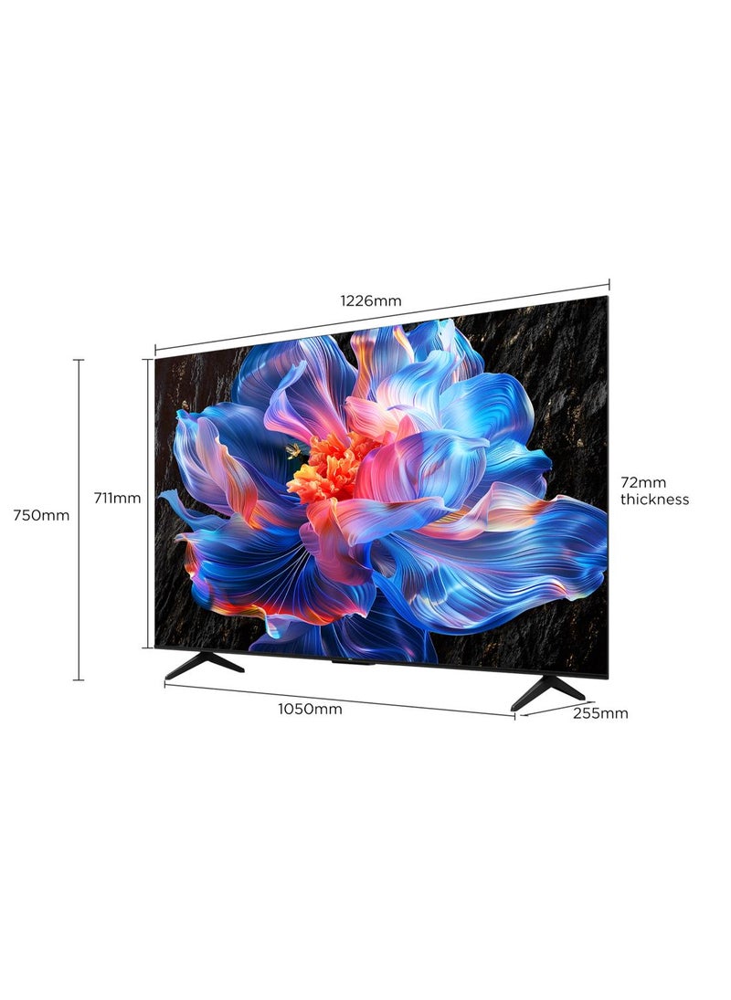 TCL 65 Inch 4K HDR TV, 60Hz, Google TV, Google cast, Dolby Audio, Voice Control, AiPQ processor, MEMC, HVA Panel, Model Year 2025, 2 Year Warranty, 65P6k/65V6C Black - Image 3