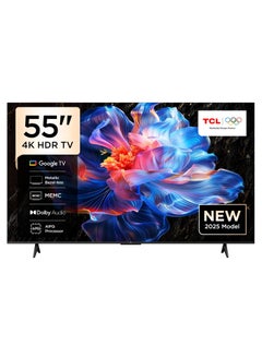 TCL 55 Inch 4KAndroid Google TV, 60Hz 55P6k black  - Image 1