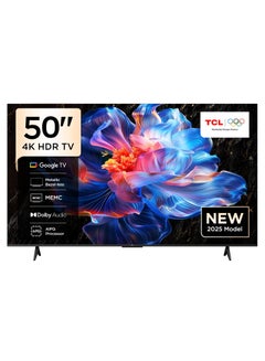 TCL 50 Inch 4KAndroid Google TV, 60Hz 50V6C black  - Image 1