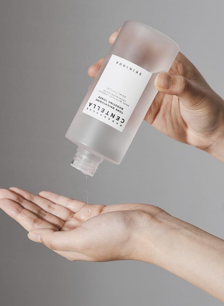 سكين1004 Madagascar Centella Skincare Set – Brightening Toner 210ml & Capsule Ampoule 100ml And Scrubber 310ml - Image 5