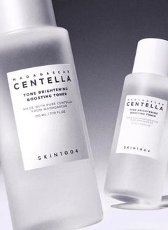 skin1004 Madagascar Centella Tone Brightening Boosting Pack – Toner 210ml, Capsule Ampoule 100ml, Capsule Cream 75ml & Sunscreen 50ml Set – Complete Hydrating & Brightening Skincare Routine And Face Scrubber 435ml  - Image 4