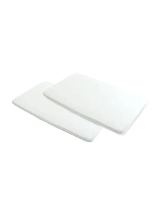 Maxi-Cosi - Iris Travel Cot Bed Sheet 2 Pieces - White - Image 1