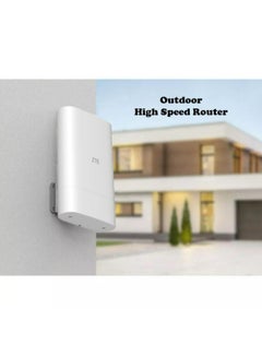 ZTE LTE 4G Dual Band Router, Suitable for Both Outdoor and Indoor Use with a WiFi Repeater (MF.. CAT13) It Offers High-Speed Connectivity of Up to 600 Mbps and Can Connect Up to 32 Devices, It Supports All Networks | White  - Image 1