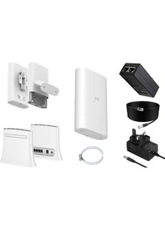 ZTE LTE 4G Dual Band Router, Suitable for Both Outdoor and Indoor Use with a WiFi Repeater (MF.. CAT13) It Offers High-Speed Connectivity of Up to 600 Mbps and Can Connect Up to 32 Devices, It Supports All Networks | White  - Image 5