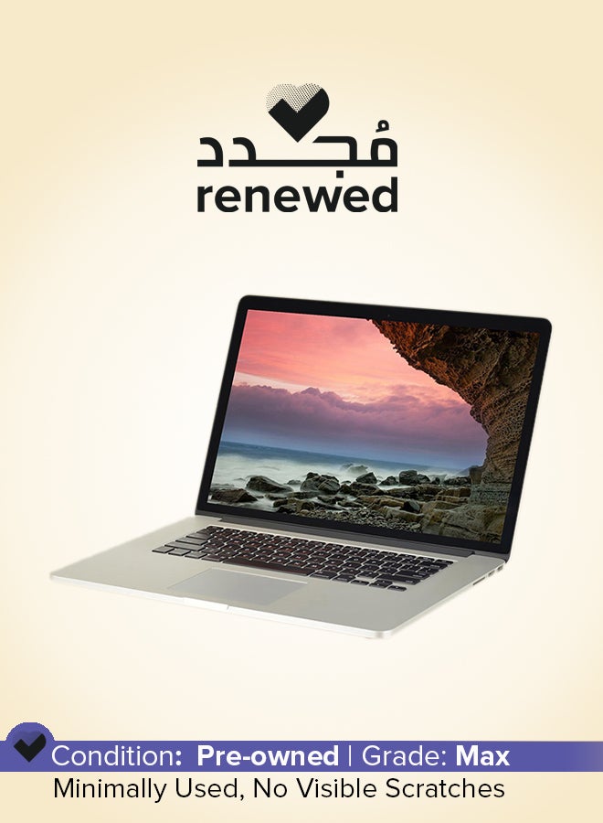 Apple Renewed - Macbook Pro A1398 (2015) Laptop With 15.4-Inch Full HD Display,Core i7 Processor/Dual Core/5th Gen/16GB RAM/1TB SSD/macOS Silver  - Image 1