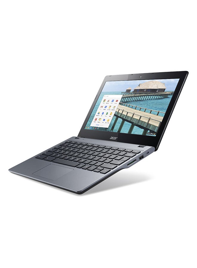 أيسر - Renewed - Chromebook C720 (2015) Laptop With 11.6-Inch Display, Intel Celeron Processor/Dual Core/4th Gen/2GB RAM/16GB SSD/Integrated Graphics/Chrome OS Granite Grey - Image 1