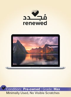 أبل Renewed - Macbook Pro A1502 (2015) Laptop With 13.3-Inch Full HD Display,Core i5 Processor/Dual Core/5th Gen/8GB RAM/256GB SSD/macOS Silver  - Image 1