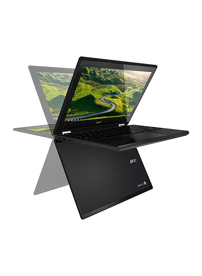أيسر Renewed - Chromebook R11 Convertible 2-In-1 Laptop With 11.6-Inch Touchscreen Display With Google Play Store,Intel Celeron Processor/6th Gen/4GB RAM/16GB SSD/Integrated Graphics English Black  - Image 2