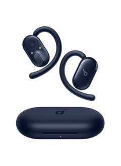 Soundcore V20i by Anker Open-Ear Headphones, Adjustable Ear Hooks, Ultra-Comfort, Snug Fit, Deep Bass, Clear Calls, IP55, LED Lights, 36H Playtime, Bluetooth 5.4 Earbuds, Multipoint Connection Blue  - Image 1