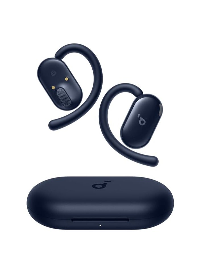 Soundcore - V20i by Anker Open-Ear Headphones, Adjustable Ear Hooks, Ultra-Comfort, Snug Fit, Deep Bass, Clear Calls, IP55, LED Lights, 36H Playtime, Bluetooth 5.4 Earbuds, Multipoint Connection Blue - Image 1