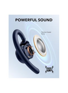Soundcore V20i by Anker Open-Ear Headphones, Adjustable Ear Hooks, Ultra-Comfort, Snug Fit, Deep Bass, Clear Calls, IP55, LED Lights, 36H Playtime, Bluetooth 5.4 Earbuds, Multipoint Connection Blue  - Image 5