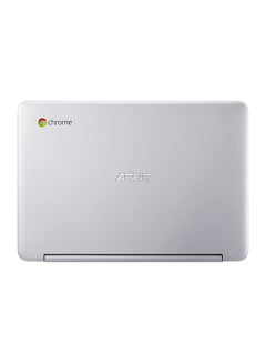 ASUS Renewed - Chromebook Flip C100P Laptop With 11-Inch Touchscreen Display,Intel Celeron Processor/2GB RAM/16GB EMMC/Intel HD Graphics English Silver  - Image 2