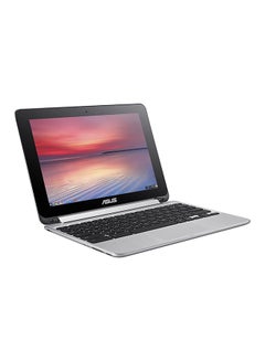 ASUS Renewed - Chromebook Flip C100P Laptop With 11-Inch Touchscreen Display,Intel Celeron Processor/2GB RAM/16GB EMMC/Intel HD Graphics English Silver  - Image 3