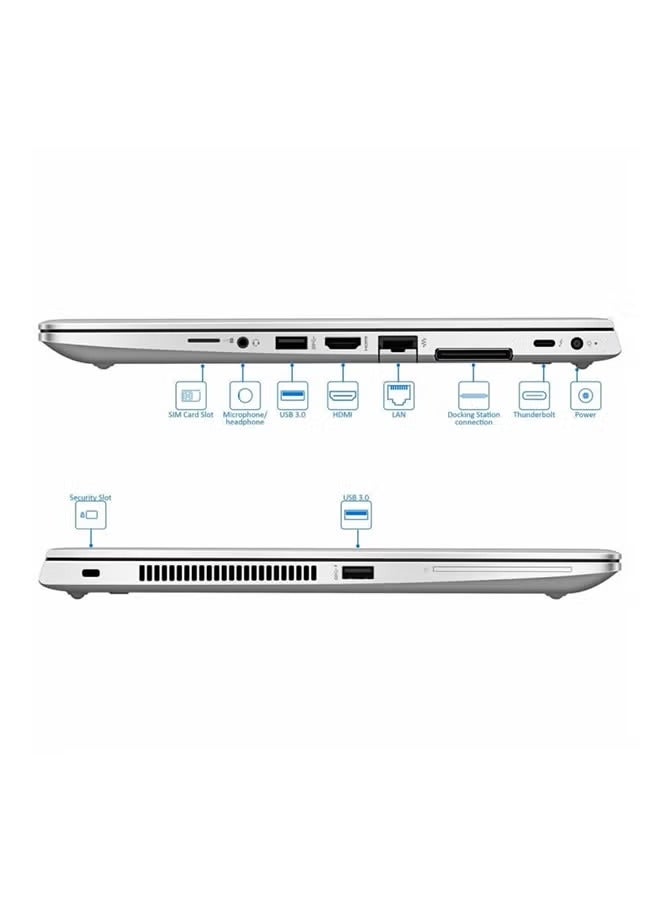 HP - Renewed - EliteBook 840 G5 Laptop with 14-Inch Display,Intel Core i7/Quad Core/8th Gen/16GB RAM/512GB SSD/Windows 10 Pro/Intel UHD Graphics English Silver - Image 1