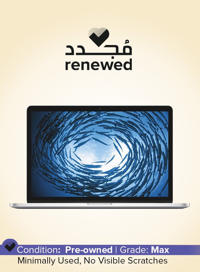 Apple Renewed - Apple MacBook Pro A1502) Laptop With 13-Inch Full HD Display,Core i7 Processor/Dual Core/5th Gen/16GB RAM/256GB SSD/macOS English Silver  - Image 1