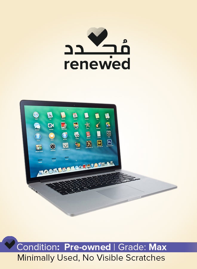 Apple Renewed - MacBook Pro A1398 (2013) Laptop With 15.4-Inch Full HD Display,Core i5 Processor/Quad Core/16GB RAM/512GB SSD/macOS English Silver  - Image 1
