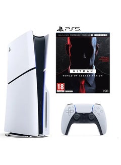 Sony PlayStation 5 Disc Slim Console  And Hitman World of Assassination  - Image 1